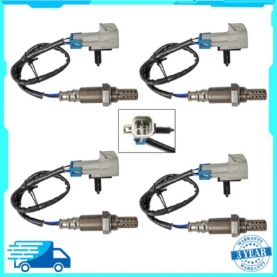 4PCS O2 Sensors For 2003-2005 Cadillac Escalade Chevrolet Silverado 1500 5.3L V8 - Image 1 of 4