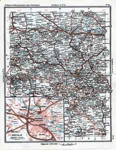 Legnica Kłodzko Bolesławiec 1921 orig Eisenb Karte Świdnica Jelenia Góra Wrocław - Picture 1 of 1