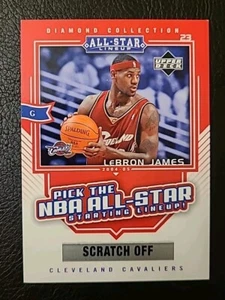 2004-05 Lebron James Upper Deck Allstar Lineup Scratch Off #AS2 - Second Year  - Picture 1 of 1