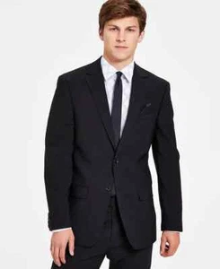 $425 Bar Iii Men's Skinny Fit Wool Blend Suit Separate Jacket Black 44S - Picture 1 of 5