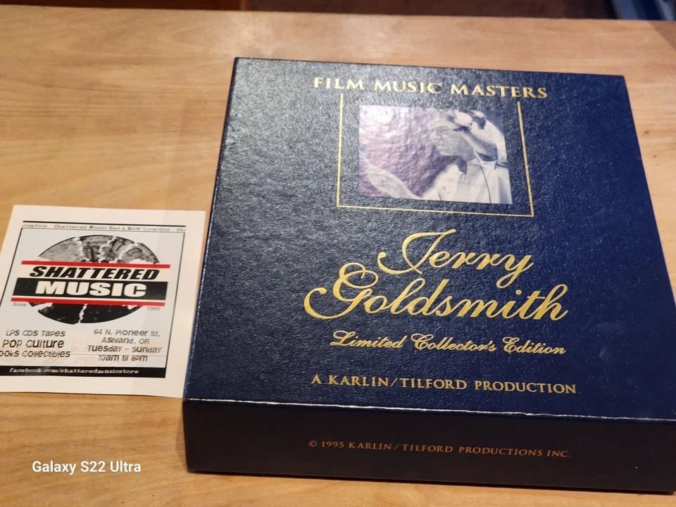 Film Music Masters Jerry Goldsmith VHS Box Set Biik Photos Limited Edition Rare - Image 1 of 4