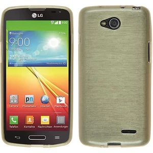 Custodia LG L90 brushed oro Cover L90 in silicone + pellicola protettiva - Foto 1 di 4