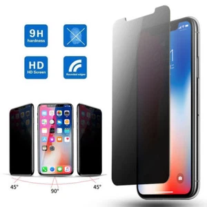 For iPhone 15 14 13 12 Pro Max Privacy Anti-Spy Tempered Glass Screen Protector - Picture 1 of 14