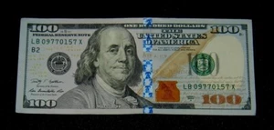 VERY VERY RARE 2009A $100 LB X BLOCK LB 09770157 X - Picture 1 of 2