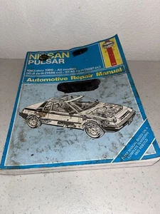 Haynes Automotive Shop Manual Nissan Pulsar 1983-1986 Vintage No 876 - Picture 1 of 5