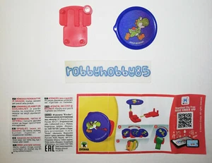 DV564 En Cubierta Orologi Yoshi + Bpz Kinder Merendero Joy Italia 2020 Mario - Picture 1 of 2