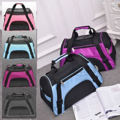 Large Pet Carrier Bag AVC Portable Soft Fabric Folding Dog Cat Puppy Travel NEW - Image 1 of 4