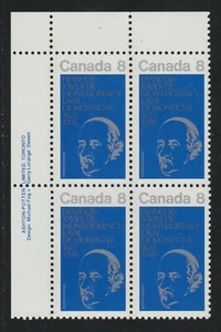 1973 Canada SC# 611 UL - Bishop Laval - Plate Block M-NH Lot # 2509 - Picture 1 of 1
