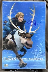 Disney Frozen Jonathan Groff Kristoff handsigniert signed 11” x 17” Beckett COA - Bild 1 von 3