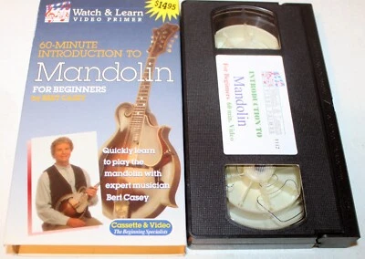 Watch & Learn: 60-Minute Introduction to Mandolin for Beginners (VHS, 1996) - Image 1 of 2
