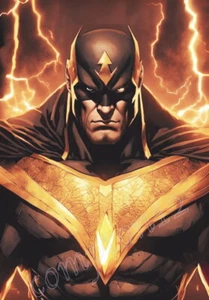 Black Adam - 13x19” Fine Art print - only 6 signed and numbered prints made - Picture 1 of 6