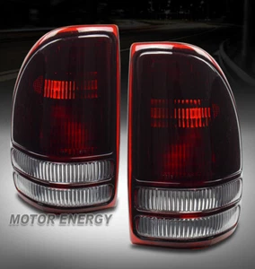 Luces de freno traseras rojas/humo izquierda+derecha para camioneta Dodge Dakota 97-04 - Imagen 1 de 7