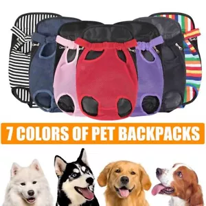 Haustier Welpe Hund Netz Tragetasche Rucksack Träger Reise Schultertasche - Bild 1 von 22
