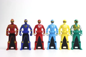 Set 6 Pcs Gokaiger Ranger Keys Hurricaneger Ninja Morpher POWER RANGERS Sentai - Picture 1 of 4