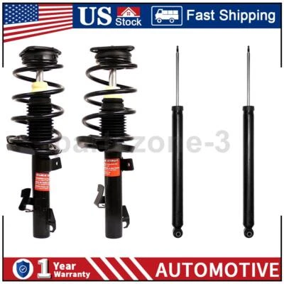 Amortiguadores delanteros traseros puntales muelle helicoidal para Mazda 3 2004 2005 2006 2007 2008 2009 Foto 1 de 4