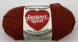 Red Heart Designer Sport Yarn "Brick" 1 Skein #1017 - Picture 1 of 3