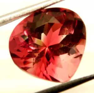 7.40Ct Natural Certified Bi-Color Brazilian Topaz Pear Shape Loose Gemstone - Picture 1 of 6