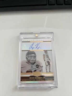 ryan kerrigan WfT stud 51/99 plates and patches HR auto card sick - Image 1 of 2