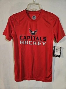 Washington Capitals Jugend Kurzarm T-Shirt In Rot Größe Medium (10/12) - Bild 1 von 4