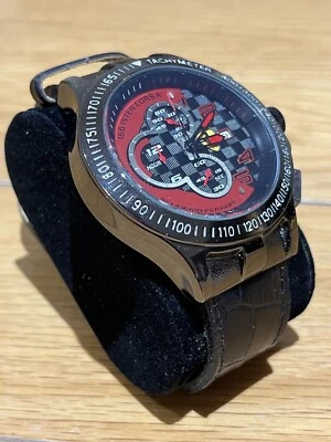 Reloj cronógrafo Ferrari 0830078 Race Day esfera negra y roja para hombre Foto 1 de 4
