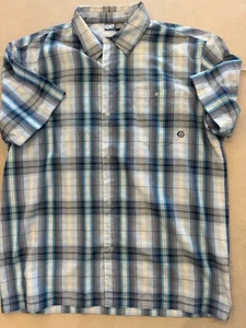 Ocean Pacific OP Board Co Button Up Shirt Mens XL Collared Pocket Logo - Picture 1 of 5