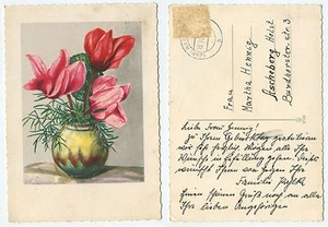 21895 - Stilleben - Geburtstags-Ansichtskarte, gelaufen - Imagen 1 de 1