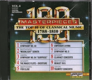 100 Masterpieces: The Top 10 Of Classical Music 1788-1810 (CD, Laserlight) - Picture 1 of 4
