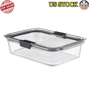 8-Cup Glass Food Storage Container Set BPA-Free Leak-Proof 12-Piece Pack New - Picture 1 of 6