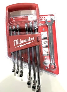 New Milwaukee 7 pc SAE MAX BITE Combination Wrench Set - Picture 1 of 1