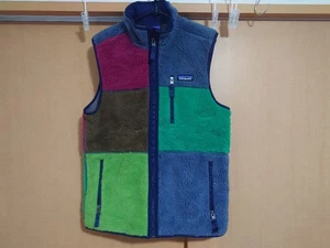 Patagonia Men's Patchwork Retro X Vest, Fleece Sleeveless Jacket, Used - Picture 1 of 5