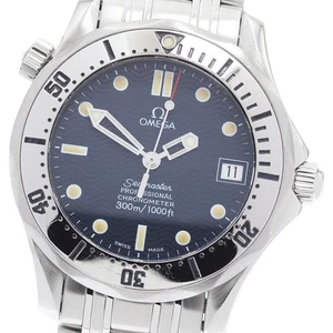 Omega Seamaster Diver 300M 2552.80 Auto Navy Dial Boys Watch, Used From Japan - Bild 1 von 6
