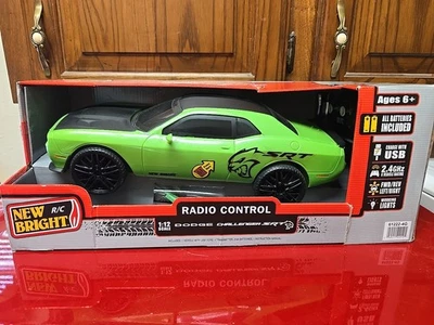 Dodge Challenger SRT HellCat New Bright RC Green  1:12 Scale Works - Image 1 of 4