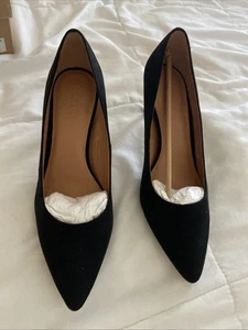 J. Crew Factory Wildleder Absatz in Schwarz 9 1/2 - Bild 1 von 5