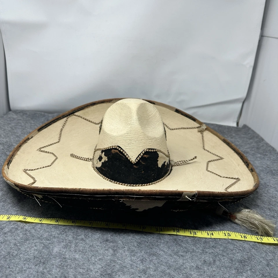 Vintage handgefertigter mexikanischer Hut La Perla de Occidente authentisch Sombrero - Bild 1 von 4