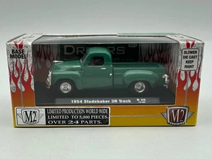 M2 Auto Drivers 1954 Studebaker 3R Pickup Truck, Green, R20, 1:64, NIB - Picture 1 of 12