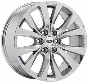 20" Ford F150 Truck Bright Chrome wheel rim Factory OEM single 10003 - Picture 1 of 7