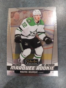 2024-2025 Mavrik Bourque RC OPC Platinum Rookie Dallas Stars  - Bild 1 von 2