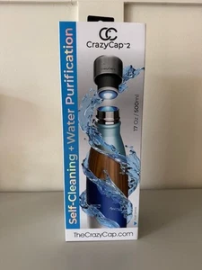 CrazyCap 2 selbstreinigende UV-Wasseraufbereitungsflasche - 17 Unzen - Neu im Karton! - Bild 1 von 6