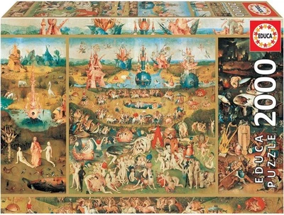 NEW Educa Jigsaw Puzzle 2000 Pieces 14+ Ages Garden of Earthly Delights - Image 1 of 2