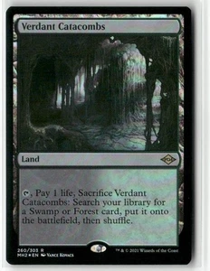 Magic the Gathering Modern Horizons 2 Verdant Catacombs Foil - Picture 1 of 2