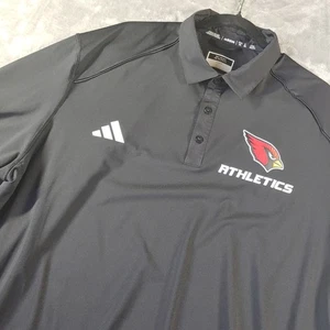 Polo Adidas Atletismo Logo Cardenales Entrenamiento Negro 2XL - Imagen 1 de 8