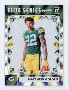 2025 Panini Donruss Football - Elite Series Rookies (RC) Matthew Golden, Packers - Bild 1 von 2