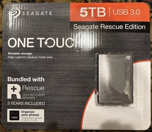 Seagate One Touch 5TB Portable External Hard Drive USB 3.0 Model STKC5000601 - Picture 1 of 3