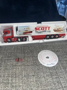 Corgi 1/50 Scale CC13705 - Scania R Series Topline Fridge Trailer Scott Trawlers - Picture 1 of 7