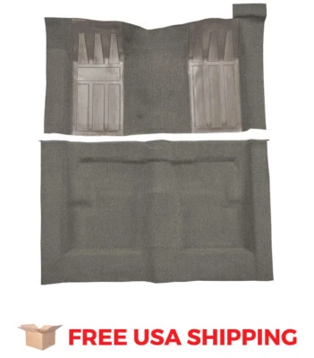 ACC FITS 1966-1969 Mercury Cyclone GT with 2 Gray Inserts Hardtop Auto Carpet Foto 1 de 4