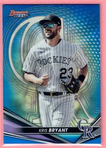 2022 Bowmans Best Kris Bryant Blue Refractor #/150 Rockies SP - Picture 1 of 2