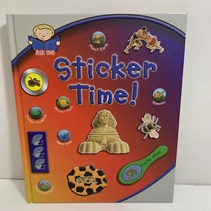NEW Ask Me STICKER TIME! Planet Earth People and Places Hardcover - Foto 1 di 12