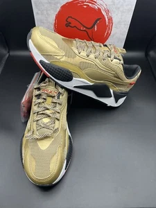New Puma RS-X3 WC Running Shoes Mens Size 9 Gold/Black 374808-01 - Imagen 1 de 10