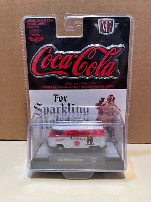 1/64 M2 COCA-COLA 1960 VW VOLKSWAGEN FURGONETA DE REPARTO BLANCO Y ROJO Foto 1 de 2