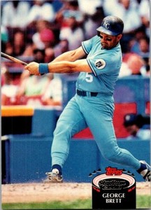 1992 Topps Stadium Club George Brett #150 Kansas City Royals